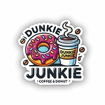 Dunkie Junkie  Sticker (Peel N' Stick)